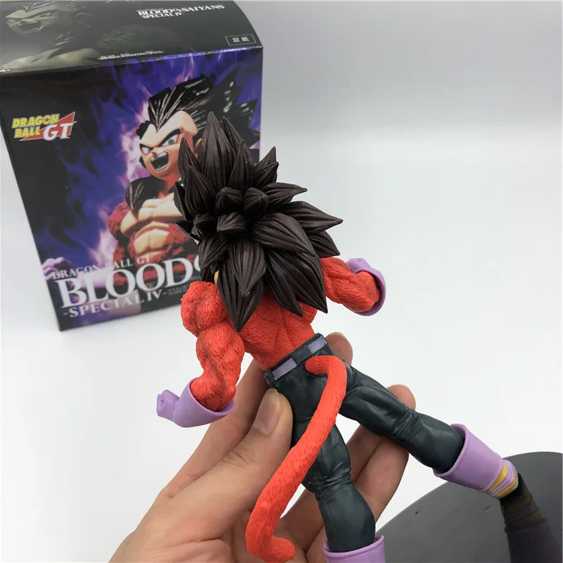 Dragon Ball Z Goku GT кровь Саян вырывается Супер Саян 4 красный боевой вер. ПВХ фигурка DBZ коллекция 20 см