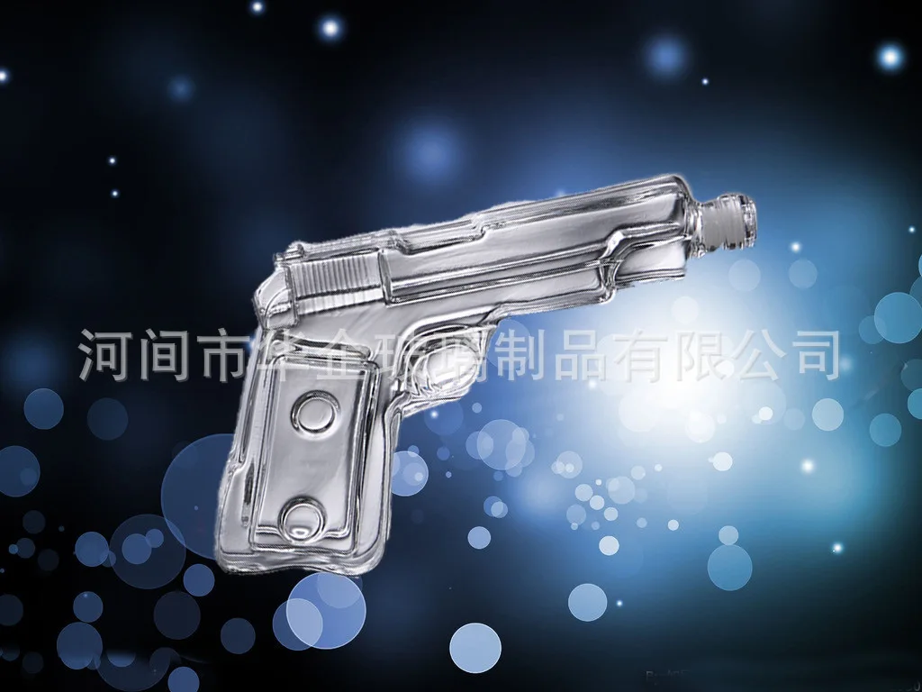 Графин для пистолета стеклянная бутылка вина набор напитков пистолет виски