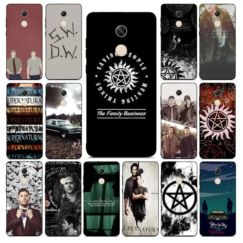 

MaiYaCa Supernatural Jared Padalecki Phone Case For Redmi Note 7 8 5 9 pro 8T Xiaomi mi 4X 5plus 6 7A 8