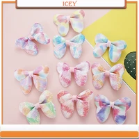 easter cartoon hairpin childrens colorful sequin bow duckbill clip bangs clip accessories