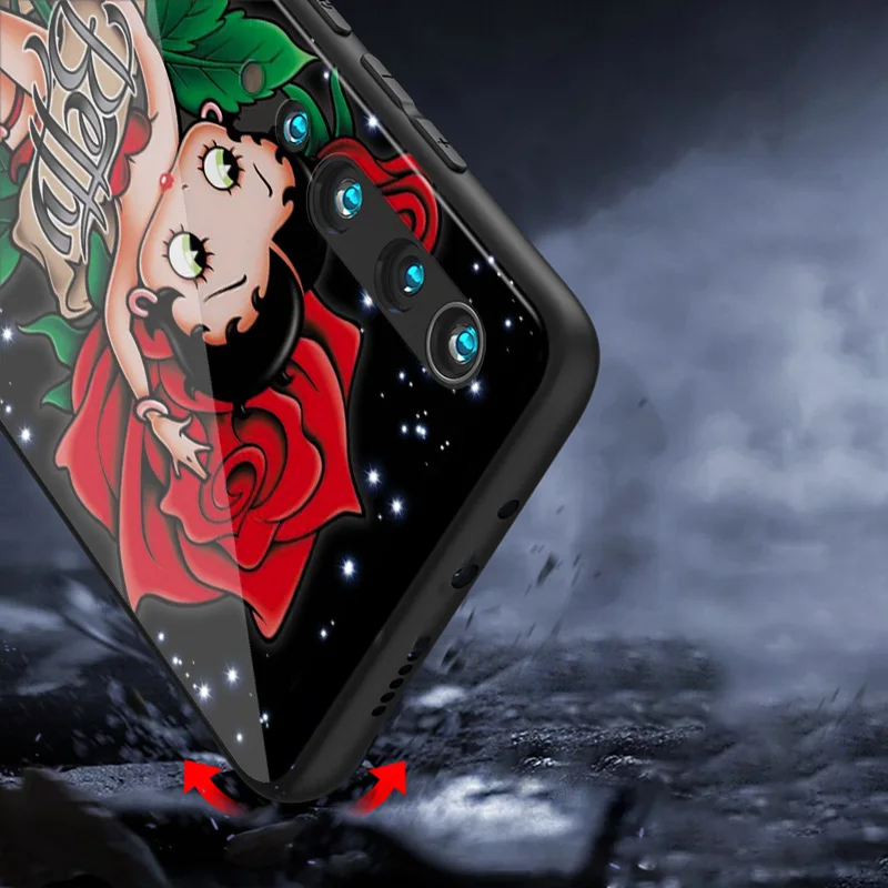 

Betty Boop Cartoon For Xiaomi Mi Poco X3 NFC M2 Note 10 9T 9 8 Play Mix 3 F1 Lite Ultra Pro SE 5G Phone Case