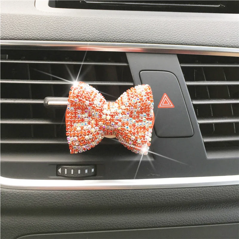 Автомобильный Стайлинг Хрустальный бант автомобильный освежитель воздуха