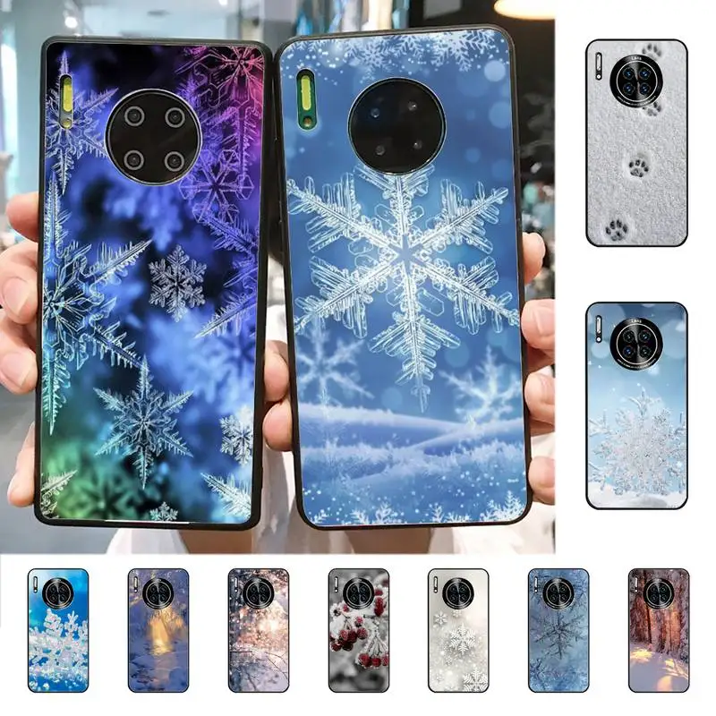 

YNDFCNB Landscape Winter Light Snow Phone Case for Huawei Mate 20 10 9 40 30 lite pro X Nova 2 3i 7se