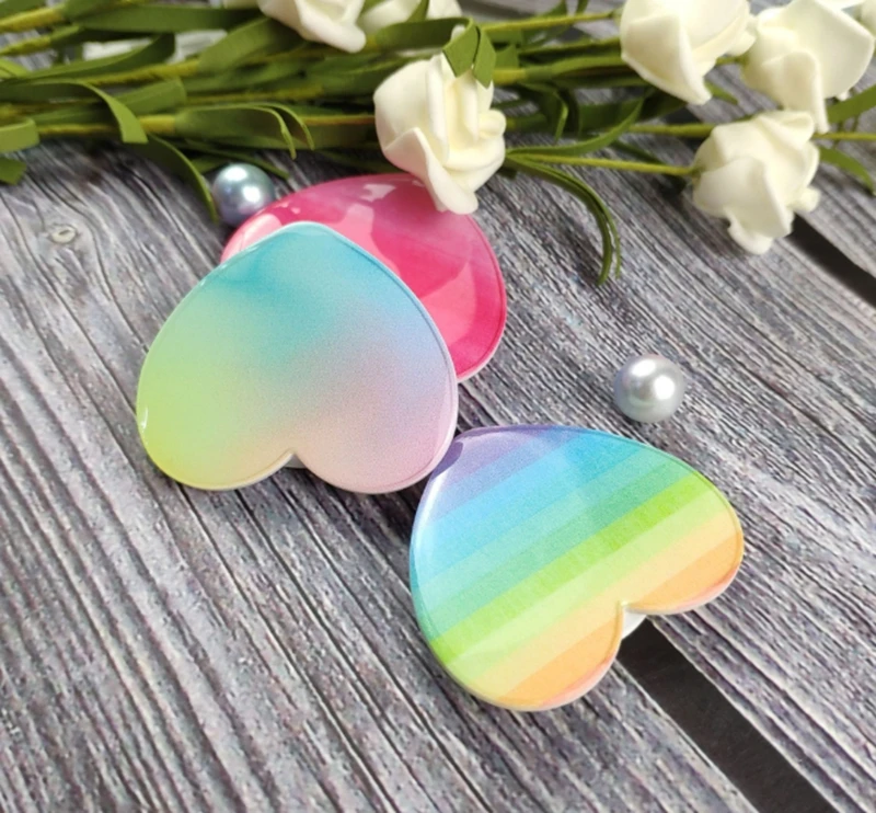 Цветной сердце Мульти-Функция держатель для телефона с гнездом крепления