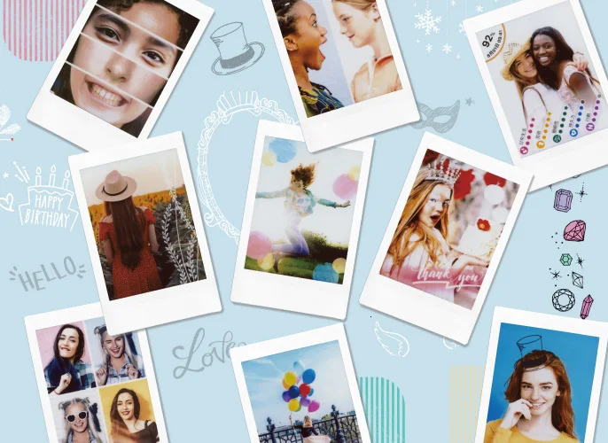 Fujifilm Instax Share смартфон принтер SP-2 обновление до Mini Link печать с видео управления движением вместе в режиме развлечения
