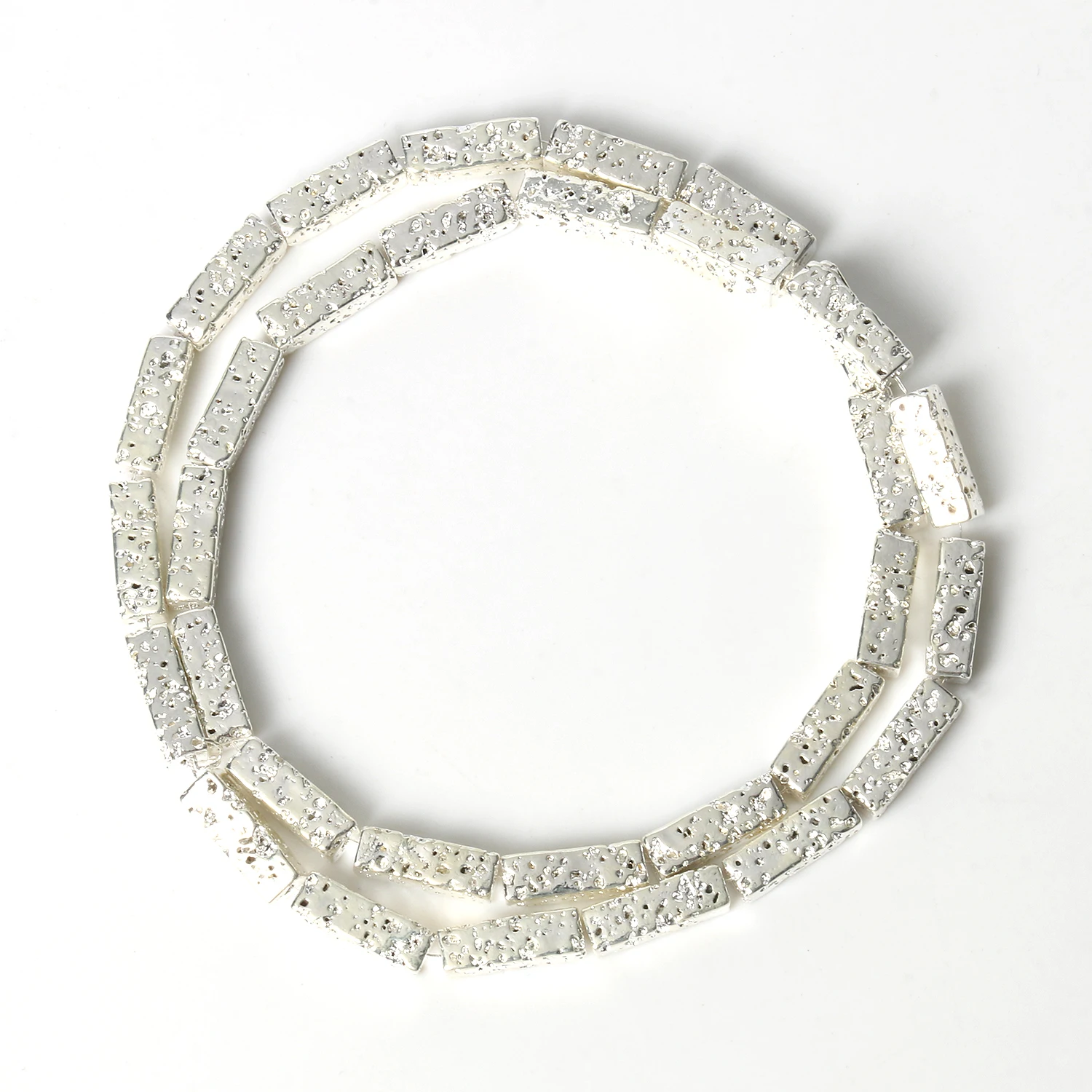 

Cube Shape Natural Rock Volcanic Lava Hematite Gold Plated Stone Beads Loose Beads For Jewelry Making Diy Energy Bracelet 15"