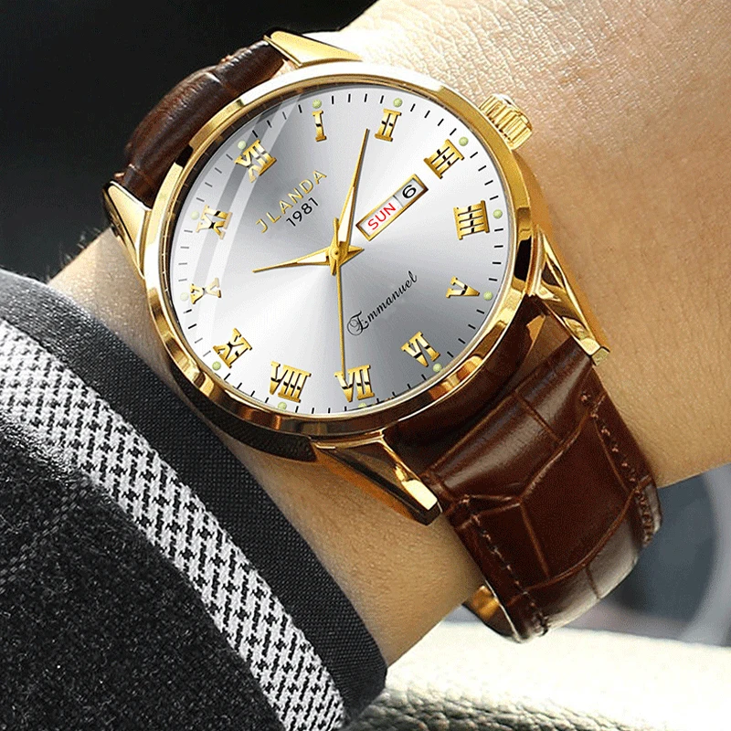 

JLANDA New Fashion Watch Men Top Brand Luxury Waterproof Luminous Date Military Quartz Watches For Man Wristwatch Reloj Hombre