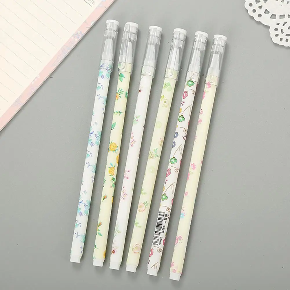

1pc Kawaii Small Floral Gel Pen Creative Cartoon Cute Water-Based Stationery Supplies Office School Pen Student Learning Bl C3V6