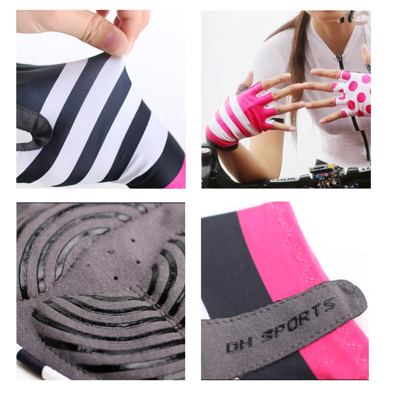 Модные женские туфли велосипедные перчатки без пальцев для мужчин Спорт на