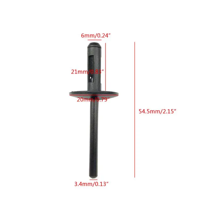 

100PCS Plastic Car Rivets Auto Door Bumper Fasteners for X1 X5 X6 X3 Series Car Inside Decorative Fixed Clip