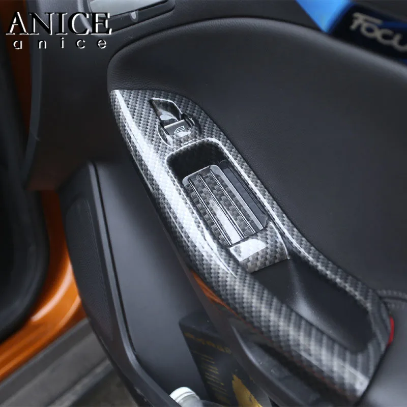 4 шт. карбоновое волокно цветные кнопки для дверей и окон подлокотников подходят