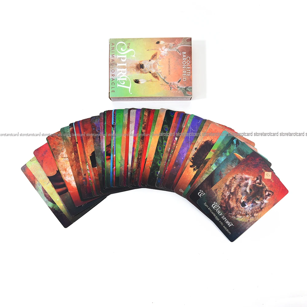 The Spirit Animal Oracle A 68-Card Deck and Electronic Guidebook Divination Baron Reid Insects Fish Card Game Board | Игрушки и хобби