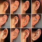 Так горячо Стразы с украшением в виде кристаллов, с жемчугом, с принтом бабочки лист серьги молнии клип Сплав Декор в виде геометрических фигур очаровательные женские полусапожки с длинная палка Новые Вечерние