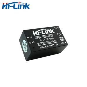 Hi-Link HLK-PM01 AC DC Converter 220V to 5V 3W 600mA Step Down Isolated Switching Power Supply Module AC DC Transformer
