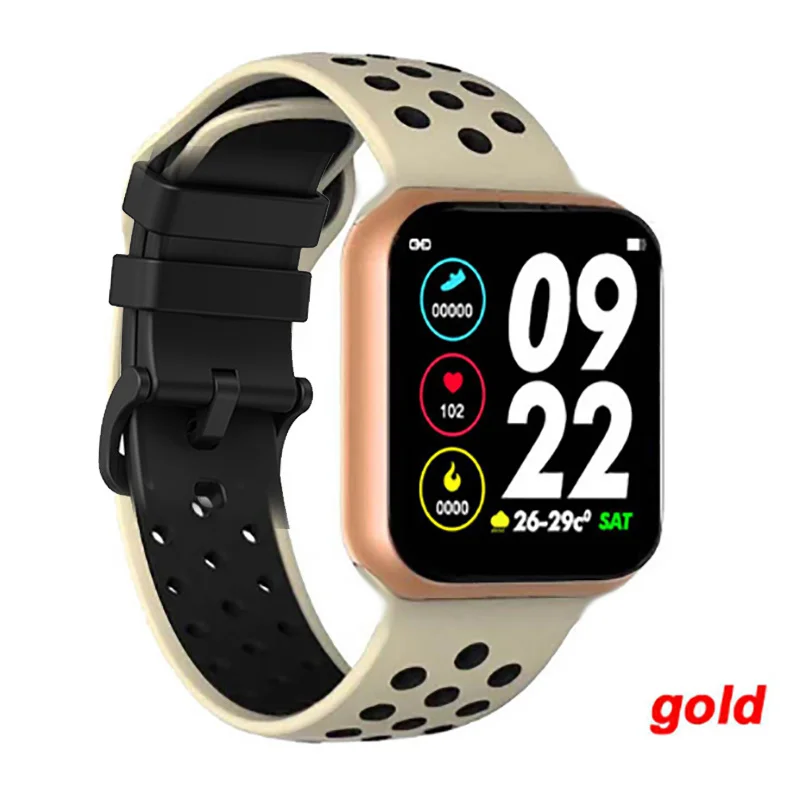 Умные часы F8 с Bluetooth пульсометром калориями фитнес трекером будильником