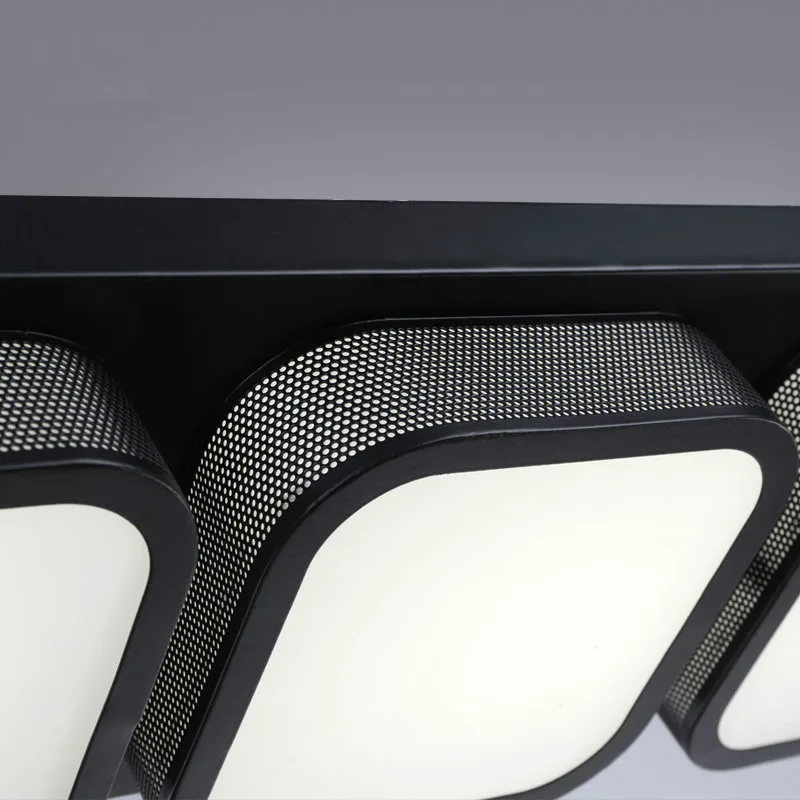 

Popular living room Ceiling Lights bedroom plafon lamp luminarias home decoration black/white acrylic shade lampada