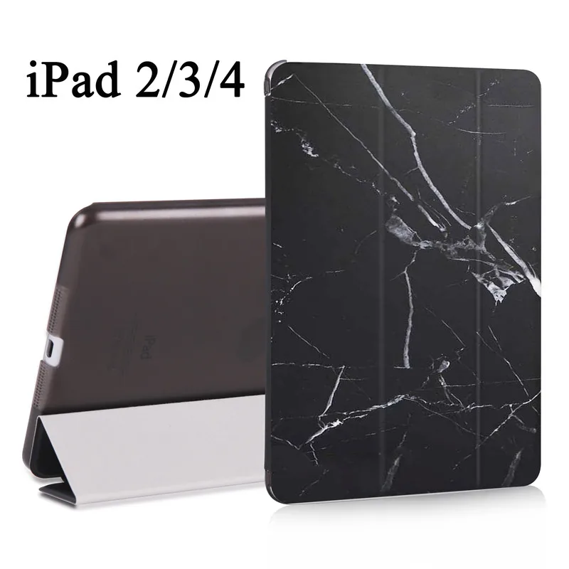 Для iPad 9,7 чехол жесткий мраморный узор планшет смарт-чехол для iPad 9,7 Air 1 2 Mini 1 2 3 4 5 iPad 2/3/4 Funda Capa - Цвет: B050011