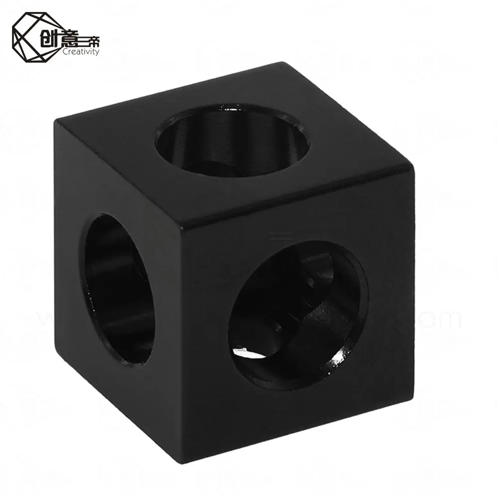 4 шт. 3D-принтеры часть 2020 Алюминий блок кубическая Призма соединительный диск