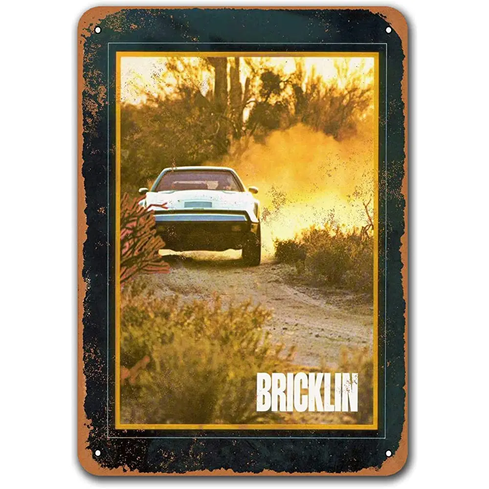

Sisoso Grage Man Cave Sgins Office Coffee Club Car Metal Tin Sign Vintage Restaurant Dorm Game Room 1975 Bricklin Bar Poster
