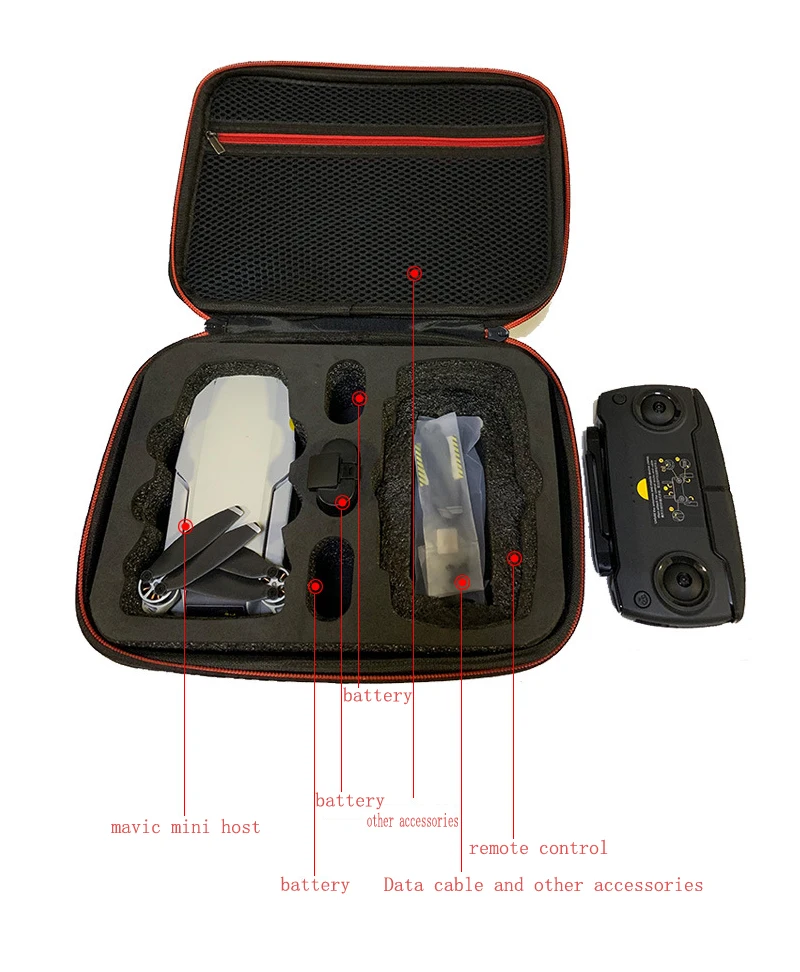 Mavic чехол, Защитная сумка для хранения, сумка для DJI Mavic, мини сумка, Дрон, батарея, пульт дистанционного управления, сумка, чехол, mavic, мини Чехол