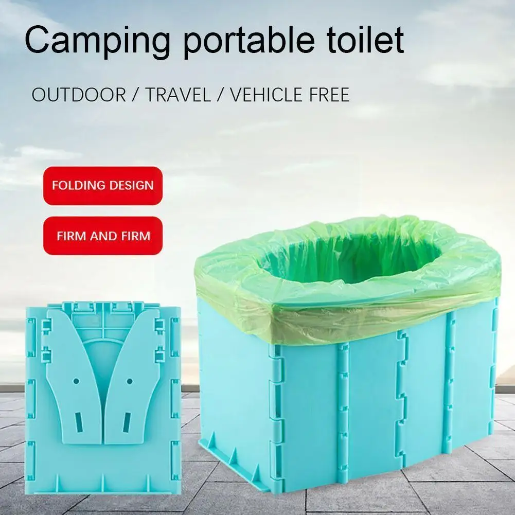 

Outdoor Portable Kids Potty Toilet Mobile Urinal For Long Trip Folding Car Camp Toilet Children's Potty Training P8r9