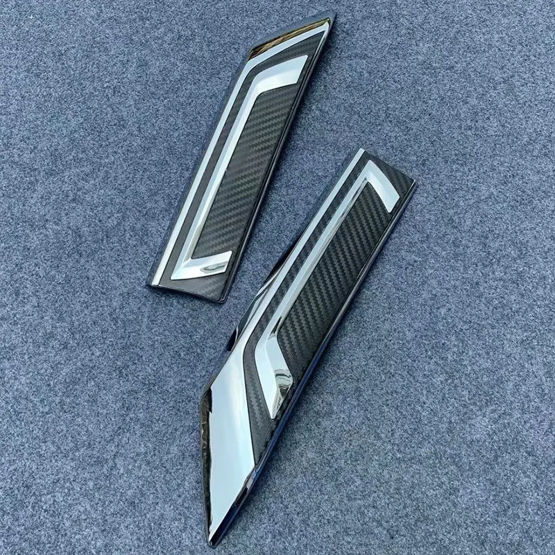 Передняя решетка отделка сетчатая крышка из углеродного волокна цвет для RAV4 RAV 4