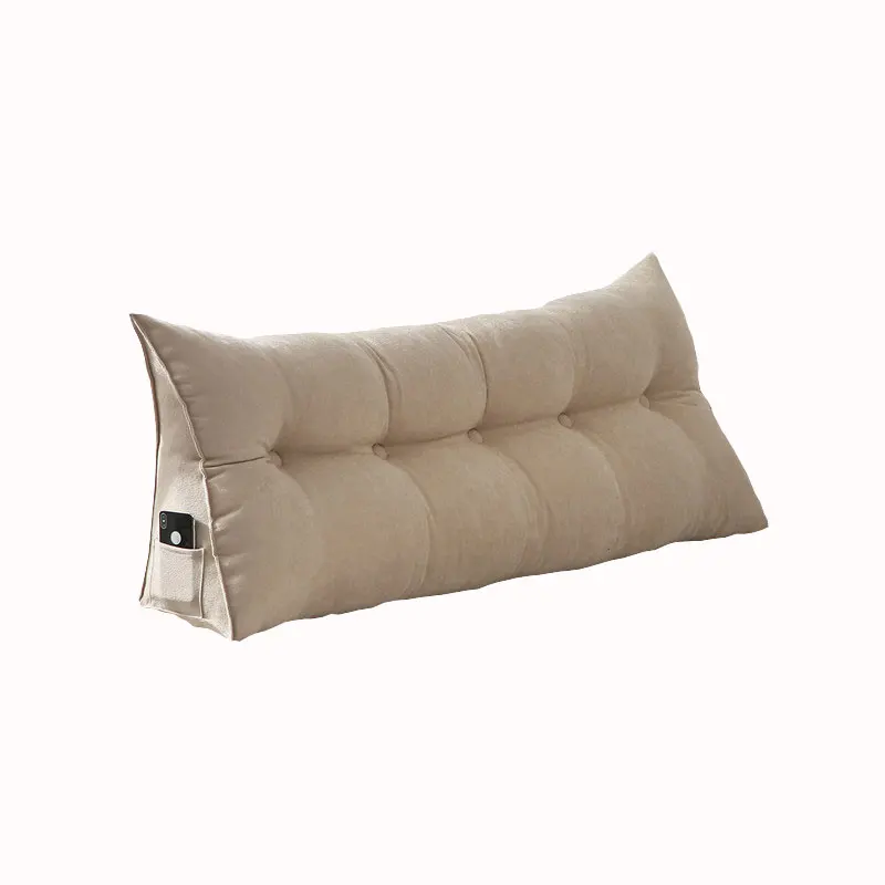 Korean Cushion for Car Seat Bedside Triangular Backrestpillow Double Sofa Large Removable Washable Bed Backrest 60kd139 | Дом и сад