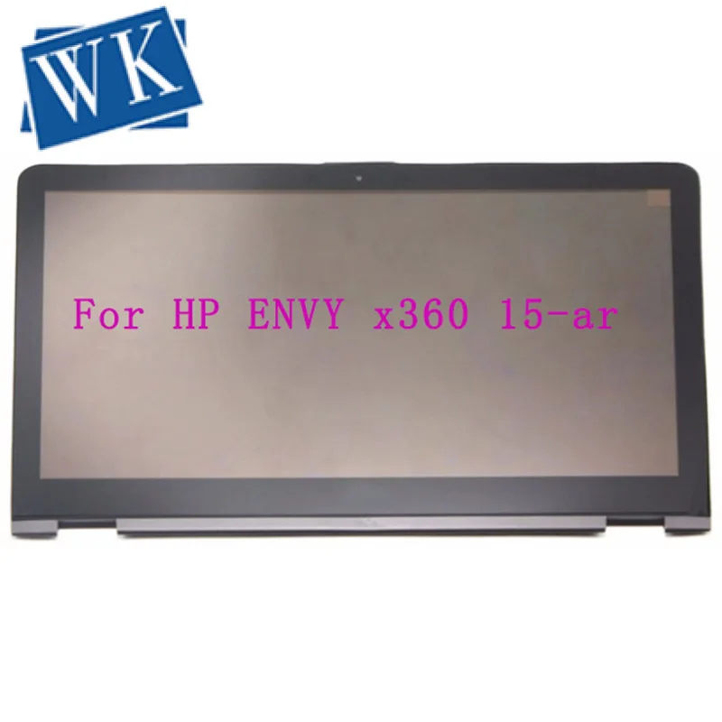 15 6 ips full lcd display touch glass digitizer assembly bezel for hp envy x360 15 ar000nd 15 ar001nb 15 ar000ur lp156wf6 spl1 free global shipping