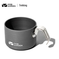 mobigarden camping supplies ultralight aluminum water cup coffee cup mug outdoor picnic hiking tableware camping equipment