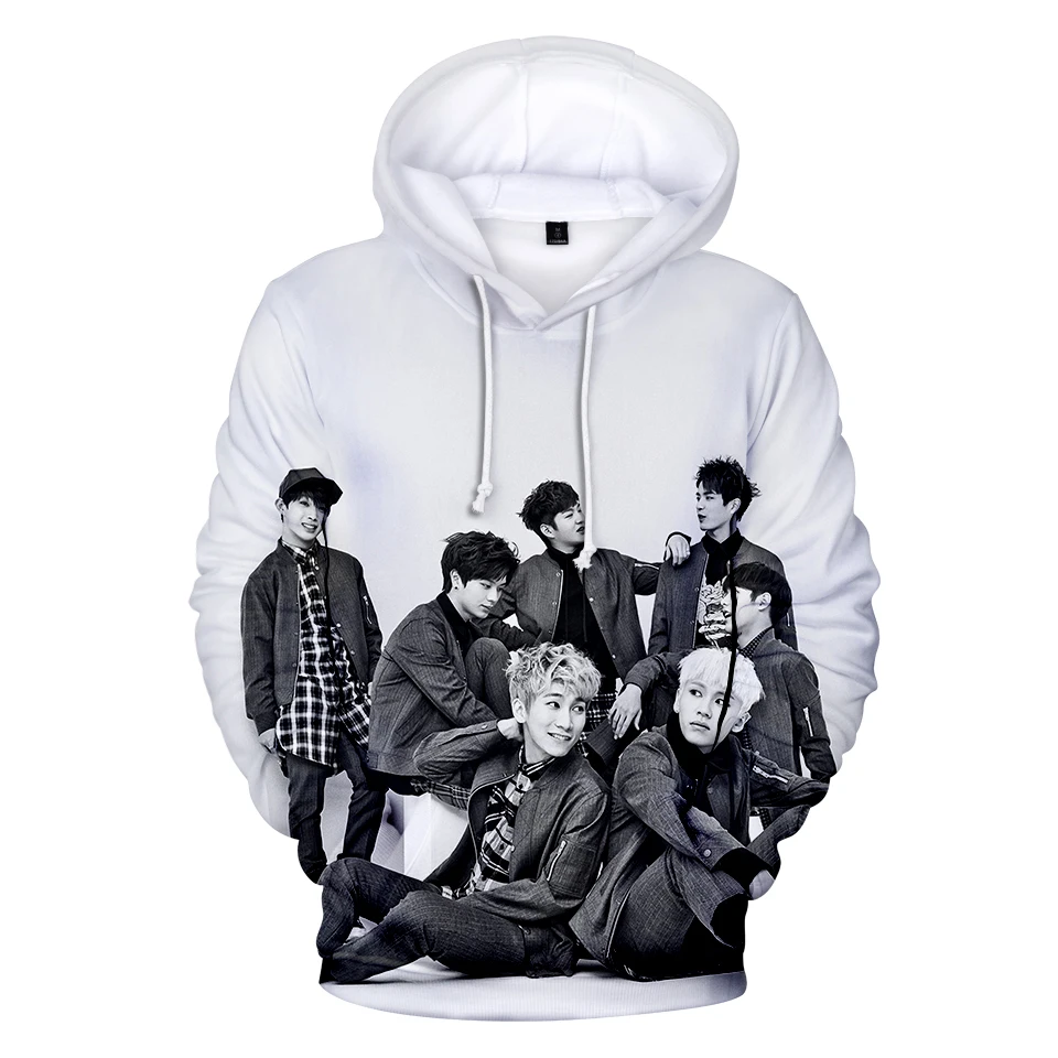 Корейский Idol BTOB 3D толстовки 2019 Новое поступление Мужская/Женская осенне-зимняя
