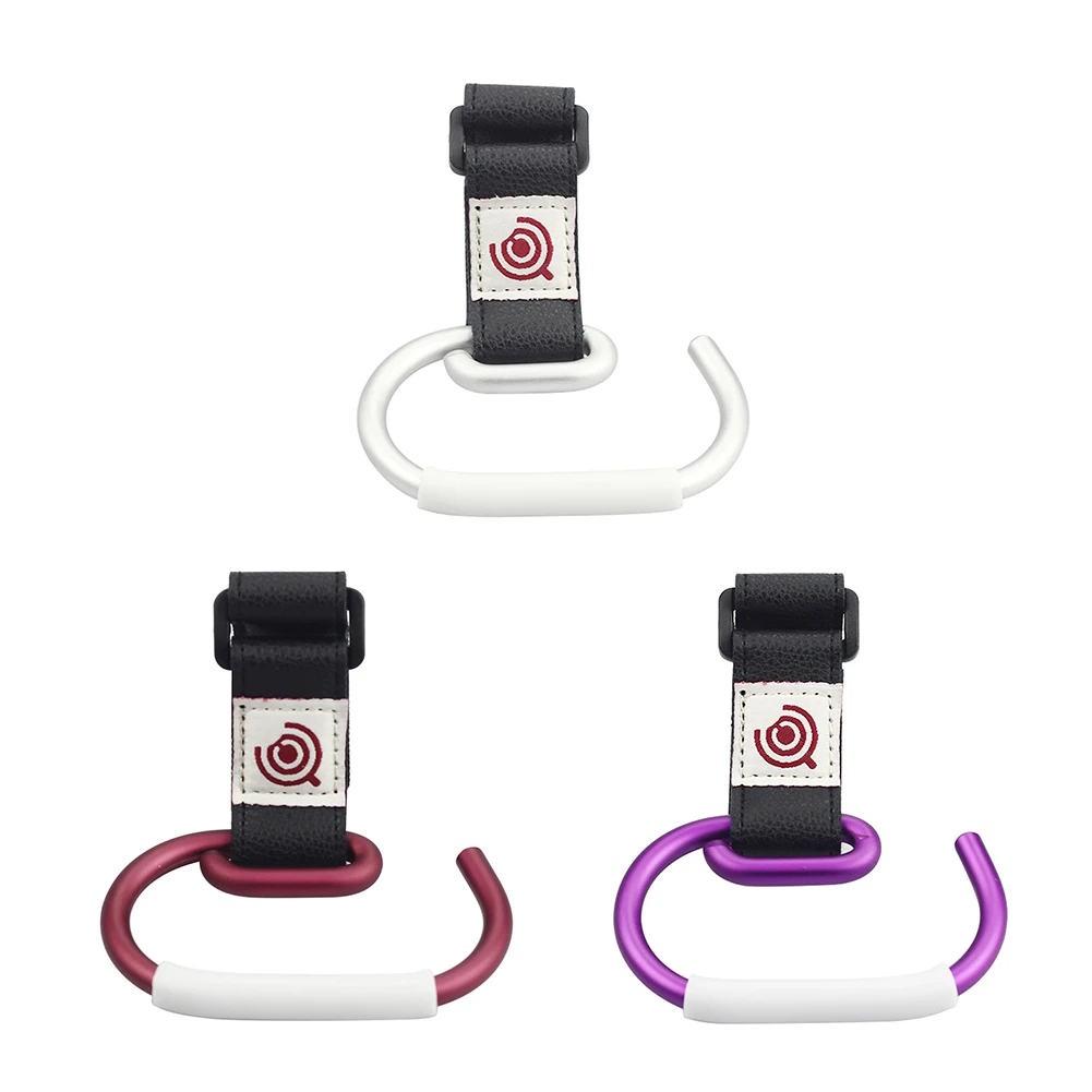 

Non-Slip Hanger Clips Practical Aluminum Alloy Universal Stroller Pram Hooks Stroller Organizer Hanger Hooks