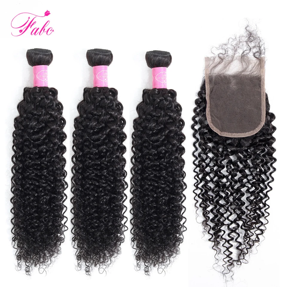FABC человеческие волосы для наращивания перуанские Волосы Курчавые Кудрявые