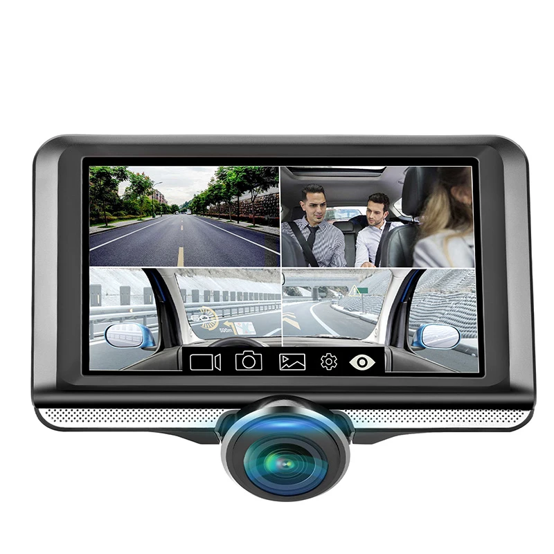 

Car 360 degree camera with LCD screen Car accident camera video recorder Car video system dual camera driving recorder