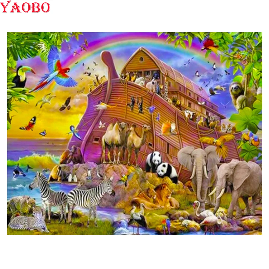 Алмазная вышивка «сделай сам» Ark Van Noach Full Square Drill, Новое поступление, алмазная картина 5D, Набор для вышивки крестиком, украшение для дома, подарок