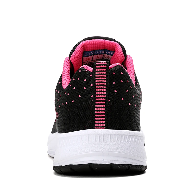 

Women's Shoes 2020 Summer Flying Woven Lace-Up Mesh Shoes Breathable Sports Shoes Outdoor Brand Running Shoes Platform Sneakers