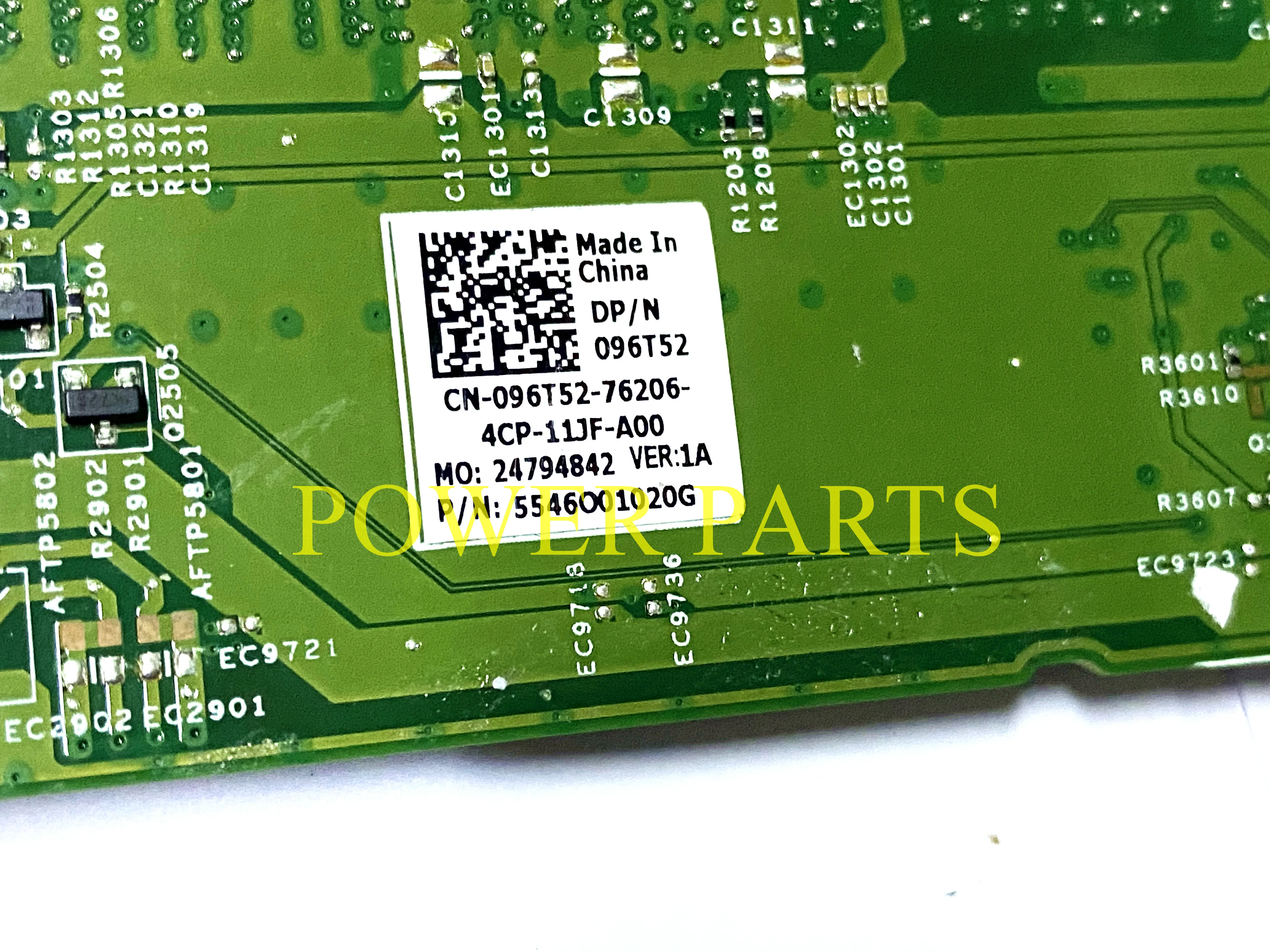 Рабочий процессор материнской платы Dell latitude 3440: Φ 096T52 с графическим фото