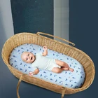 Пеленка для новорожденных, матрас для новорожденных, постельное белье, мультяшный принт, крышка, колыбели для малышей, корзина, простыня