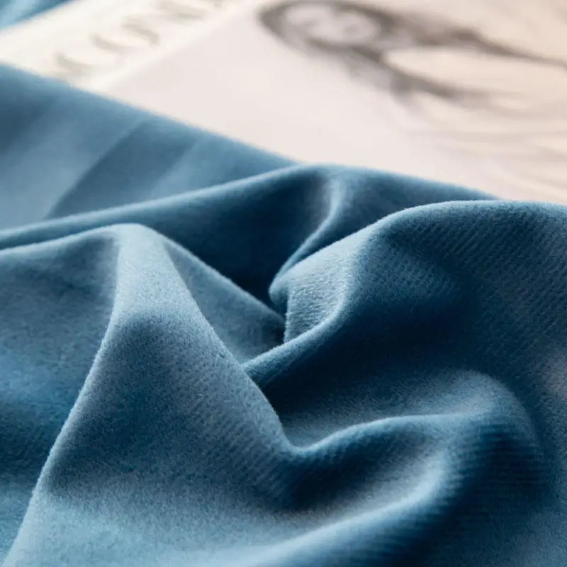 1 шт. Хрустальное бархатное постельное белье с эластичным односпальным размером