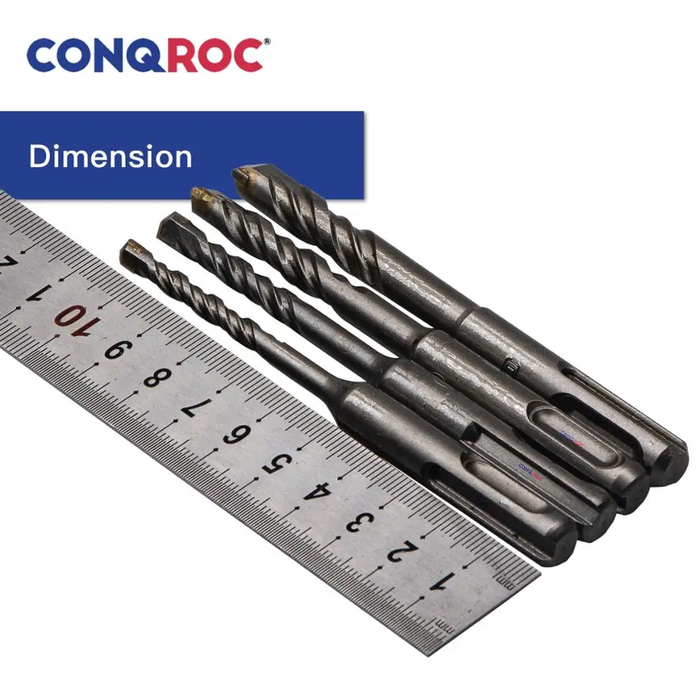 5 шт. 110 мм SDS Plus сверла для каменной кладки Стандартные с твердосплавными