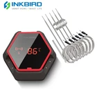 Inkbird IBT-6XS Магнитный дизайн и поворотный экран цифровой Bluetooth контролируемый термометр с 46 зондами разнообразные приготовления пищи
