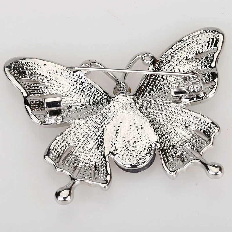 Ювелирная брошь с бабочкой на булавке подарок для женщин подростков девочек мамы дня рождения праздника
