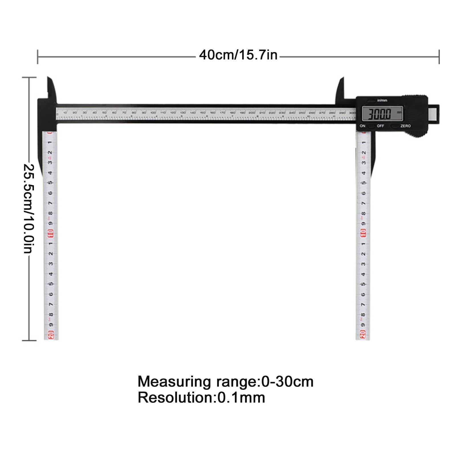

Woodworking Ruler T-Type Stainless Measuring Tool T-Type Ruler Scribing Face Ruler Line Drawing Marking Gauge Diy Meas