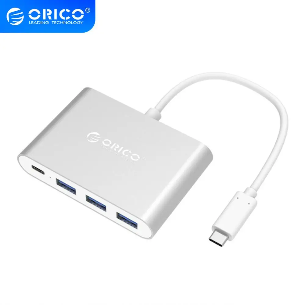 Алюминиевый usb концентратор ORICO Type C PD высокоскоростной алюминиевый USB 3 1 Gen1 5