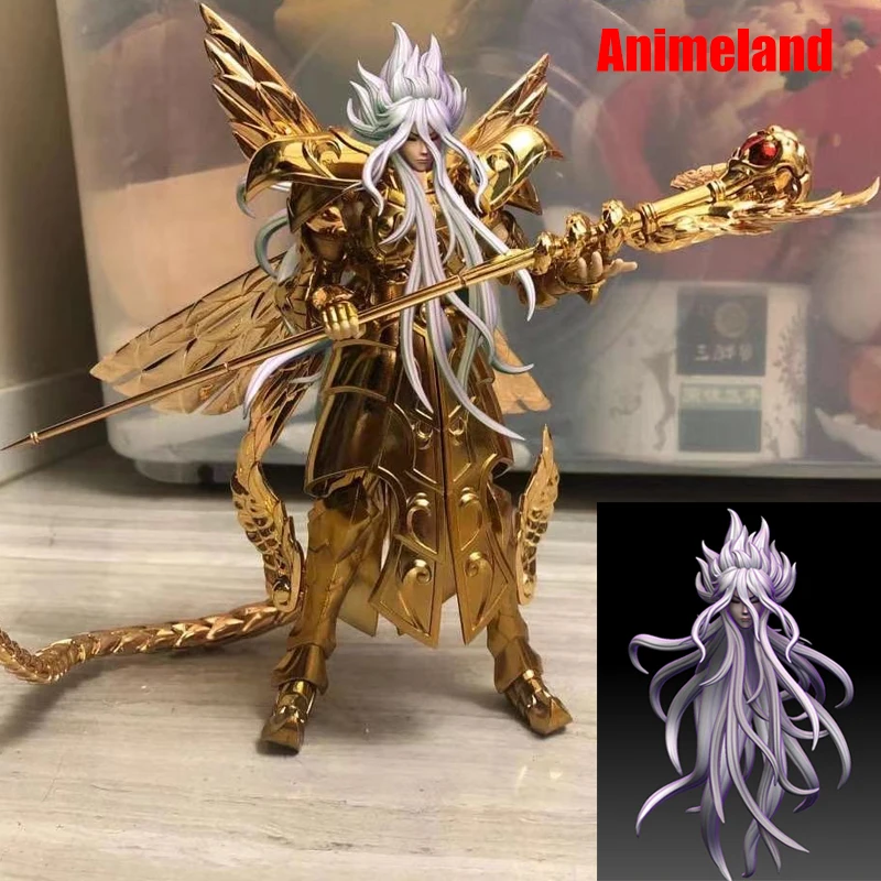 

Saint Seiya Myth Cloth EX Head Carving Ophiuchus Odysseus Only Hair 13th Gold The Lost Canvas/LC Knights of the Zodiac Figure