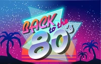 80s party retro party backdrop music birthday dancing punk banner photo studio background graffiti glow 80s hip hop rock poster