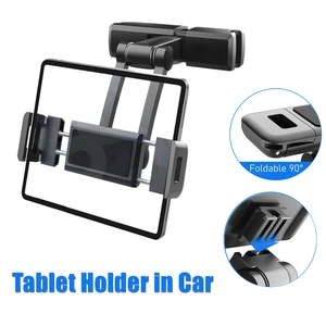 car back seat headrest holder for 4 7 12 9inch phone tablet mount backseat bracket for ipad pro air galaxy tab a holder stand free global shipping