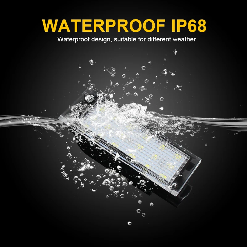 2 шт. Автомобильные светодиодные лампы Canbus для номерного знака | Автомобили и