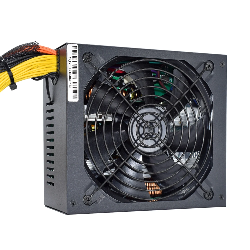 Блок питания ATX для майнинга ETH блок BTC 2000 Вт 2400 поддержка 8 карт дисплея GPU ПК psu
