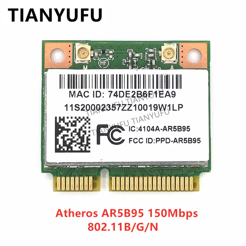 Wi Fi карта Atheros AR5B95 AR9285 9285 802.11b/G/N 150 Мбит/с|Сетевые карты| |