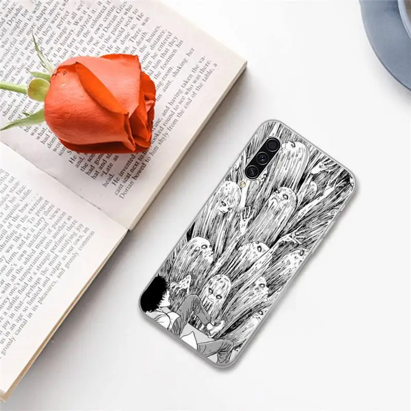 

Junji Ito Tees Horror anime Phone Cases For Samsung A S M Note 9 10 20 fe 21 71 30 ultra plus 5g 11 31 51 s